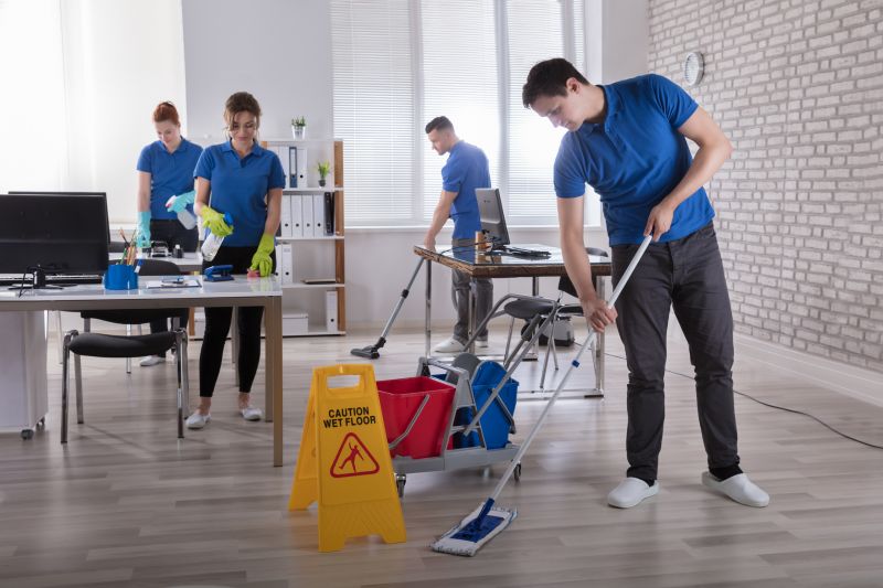 Local Floor Cleaning pros at work